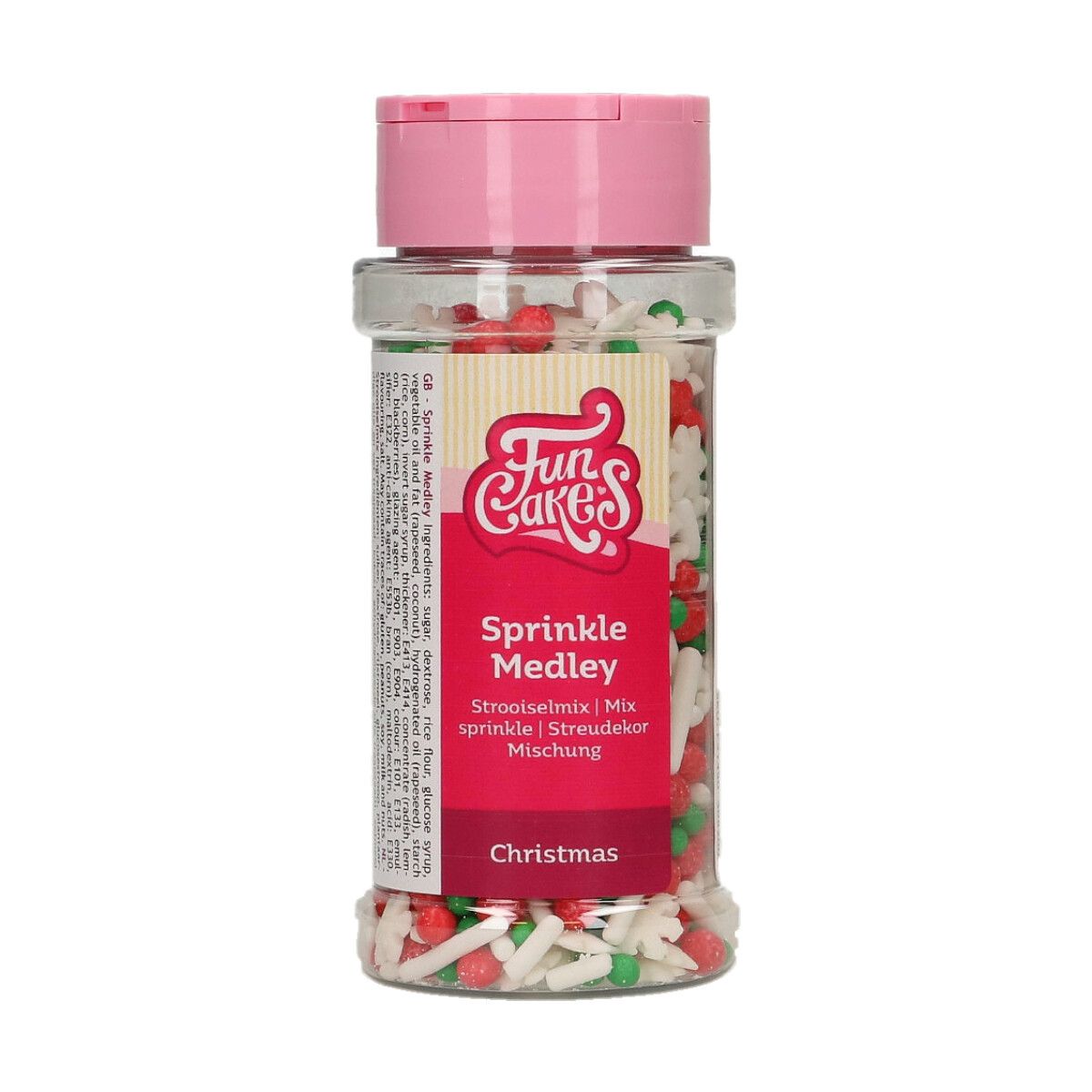 Cukrové zdobení vánoční směs 60 g FunCakes